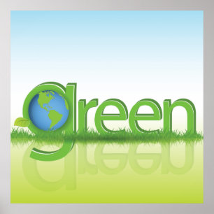 Poster Terra Verde Mundo