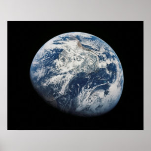 Pôster Terra vista de Apollo 8