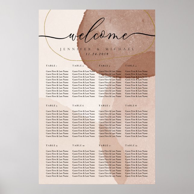 Poster Terracotta Boho Beach Boho Welcome (Frente)