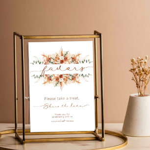 Poster Terracotta Floral Eucalyptus Favorece Sinal
