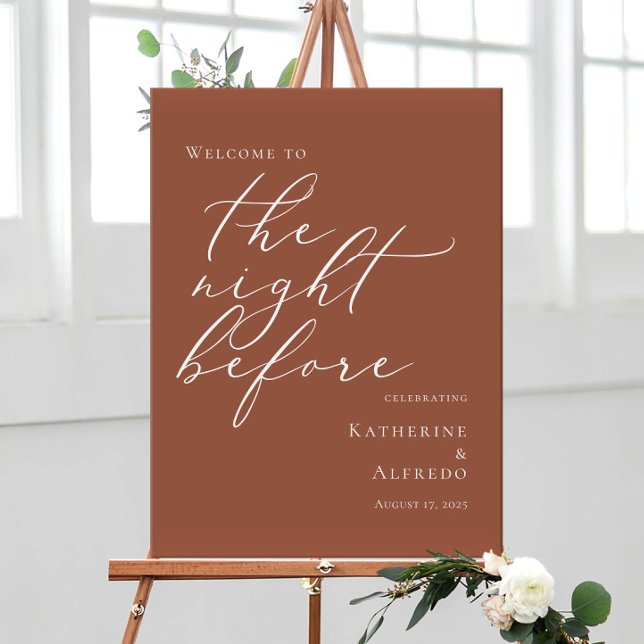 Poster Terracotta Na Noite Antes Do Ensaio De Boas-Vindas (Criador carregado)