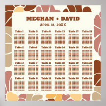 Terracotta Retro Groovy Boho Casamento