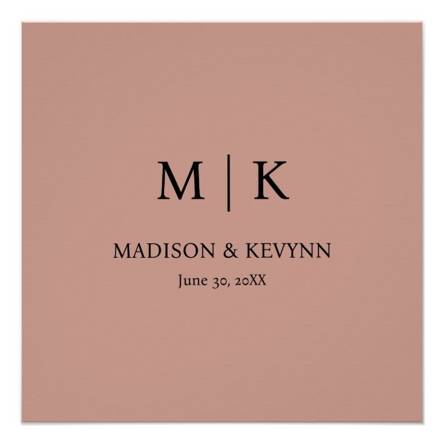 Pôster Terracotta Wedding (Frente)