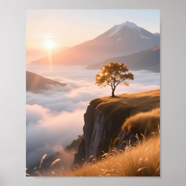 Poster Terras Altas Celestiais Manhã (Frente)