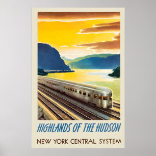 Poster Terras Altas do Hudson Sistema Central de Nova Yor