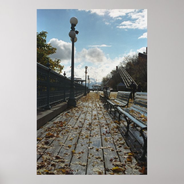 Poster Terrasse Dufferin, Quebec, Canadá (Frente)