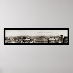 Pôster Terre Haute na foto 1913 da corte