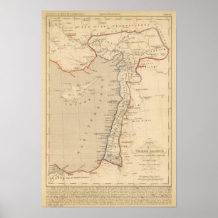 Pôster Terre Sainte, croisade da premier do la do