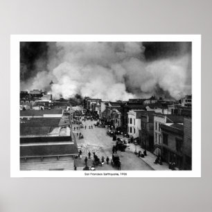 Poster Terremoto de San Francisco