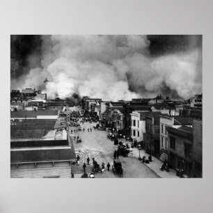 Pôster Terremoto de São Francisco em 1906