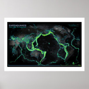 Pôster Terremotos desde 1898