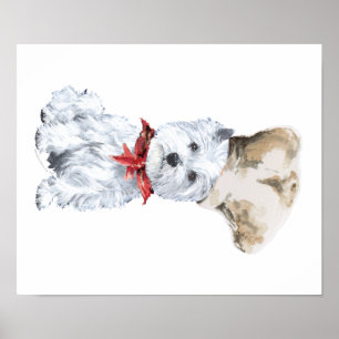 Pôster Terrier Branco do Highland Ocidental Chef