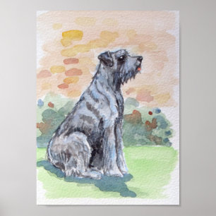 Poster Terrier Dog