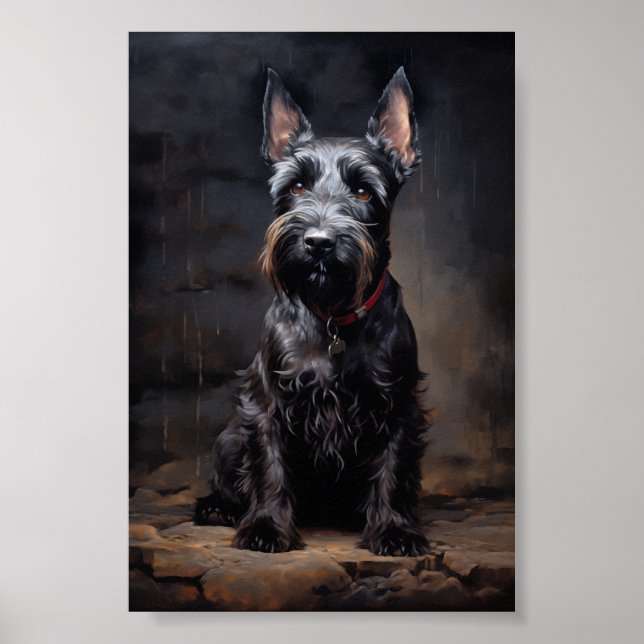 Poster Terrier escocês (Frente)