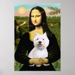 Poster Terrier West Highland 2 - Moan Lisa