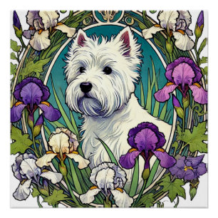 Pôster Terrier West Highland Westie