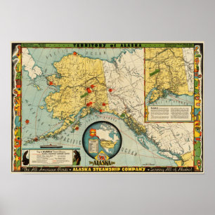 Poster Território do Alasca