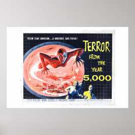 Poster Terror do ano 5000 (xl)
