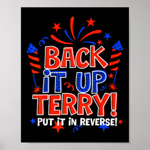 Poster Terry Colocou No Verso 4 De Julho Fir