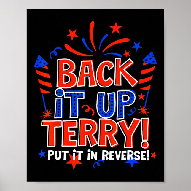 Poster Terry Colocou No Verso 4 De Julho Fir (Frente)