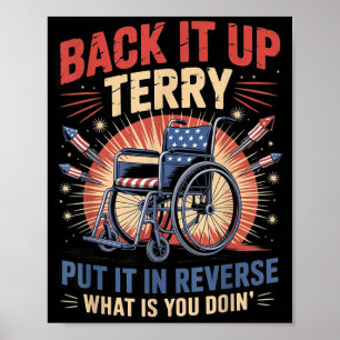 Poster Terry, Dê Ré, Coloque Em Ré, Engraçado 4 De Julho