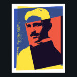 Poster Tesla Pop Art<br><div class="desc">Retrato do estilo POP Nicola Tesla</div>