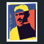 Poster Tesla Pop Art<br><div class="desc">Retrato do estilo POP Nicola Tesla</div>