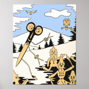 Poster tesoura assassina