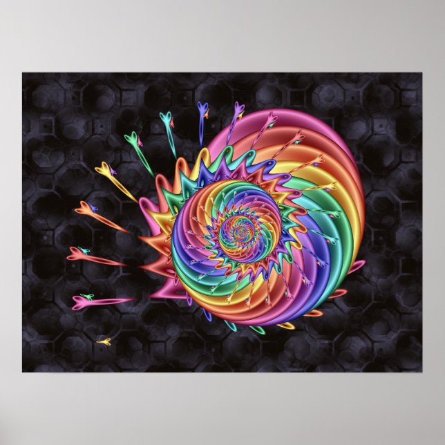 Poster Tesoura Spiral (Frente)