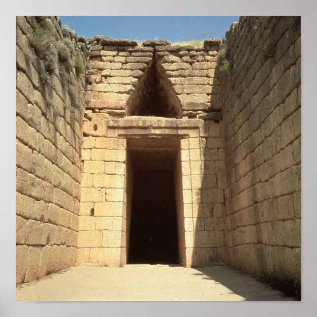 Pôster Tesouro da Áreus, c.1300 BC (Frente)