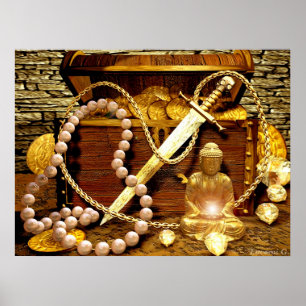 Poster Tesouro de piratas