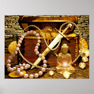 Poster Tesouro de piratas