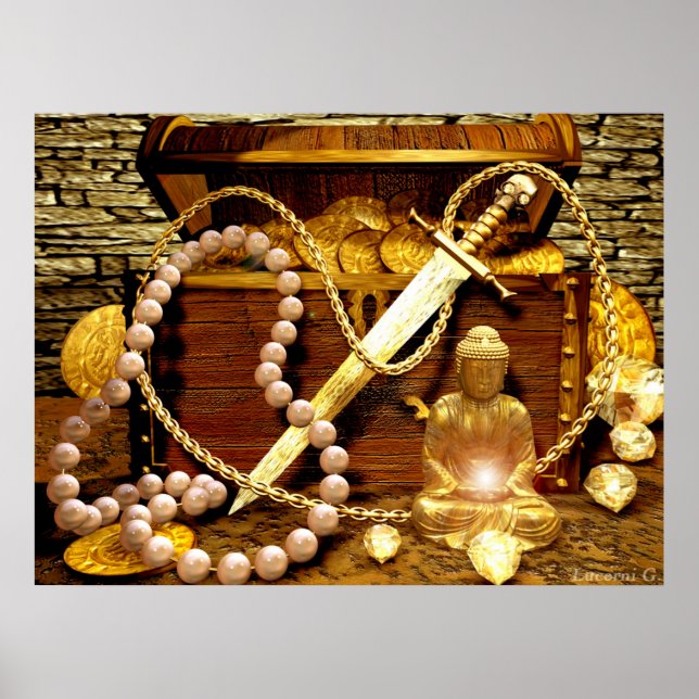 Poster Tesouro de piratas (Frente)