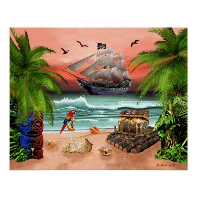 PÔSTER TESOURO DOS PIRATAS (Frente)