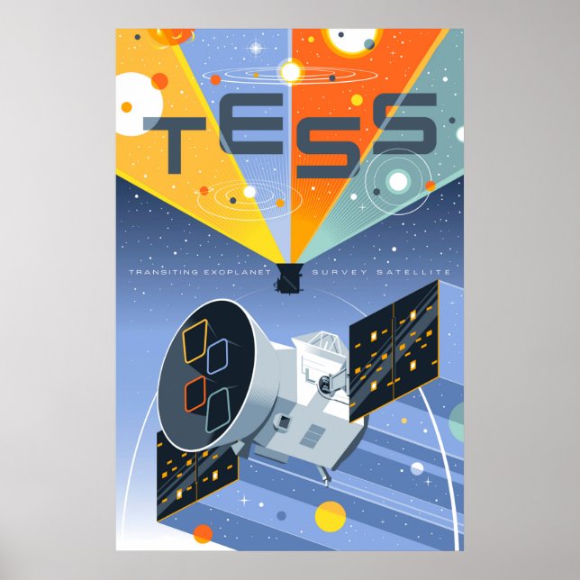 Poster Tess Space Telescope Poster. (Frente)