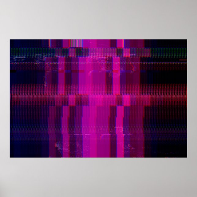 Poster Testar textura de falha da tela (Frente)