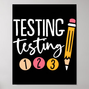Poster Teste 123 Cute Test Day 3