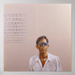 Pôster Teste 3 Medinipur India do olho