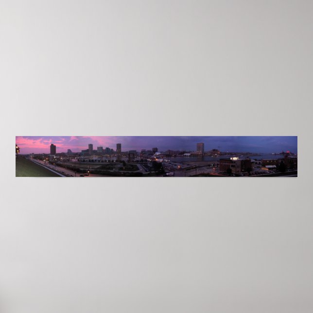 Pôster Teste Baltimore Panorama (Frente)
