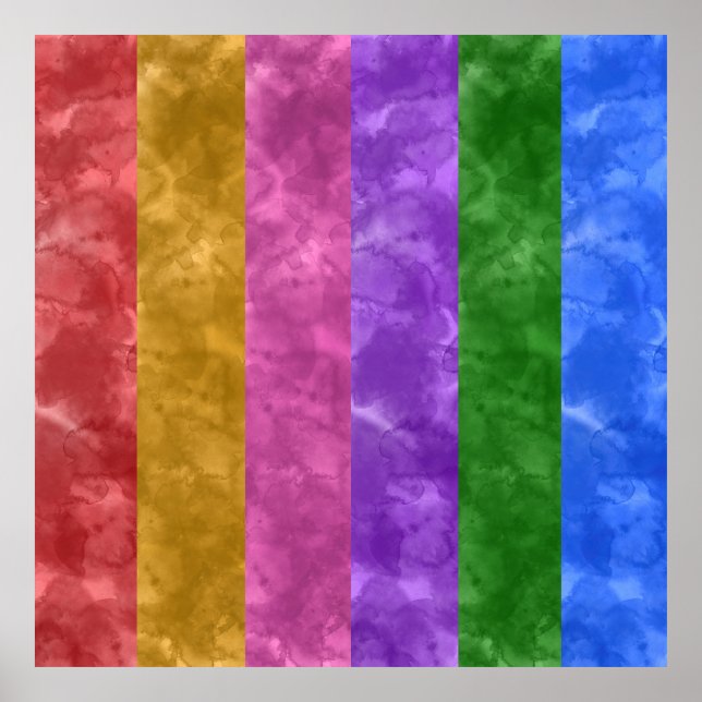 Poster Teste de aquarelas (Frente)