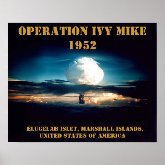 Poster Teste de armas dos Estados Unidos da América em 19