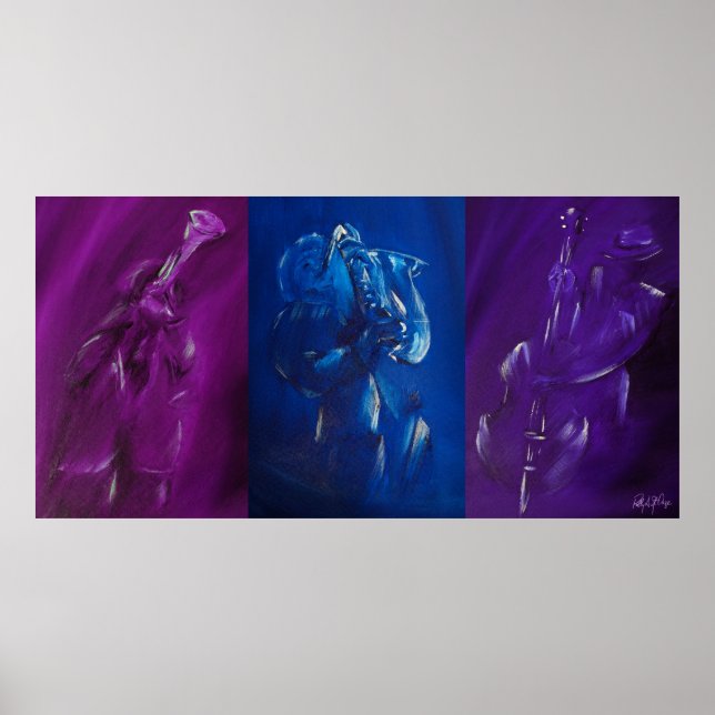 Poster Teste de Banda Blues (Frente)