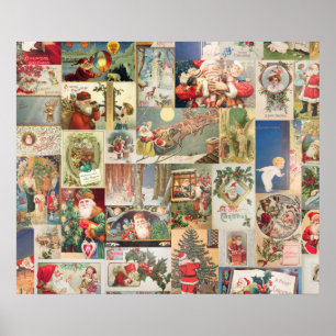 Poster Teste padrão do feriado dos cartões do natal
