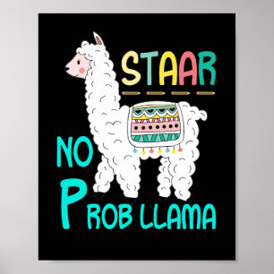 Poster Teste STAAR Sem Teste Prob Llama de Professores