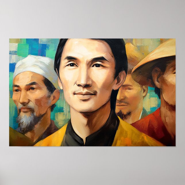 Poster Testemunha de Fé e Coragem: Mártires Vietnamitas (Frente)