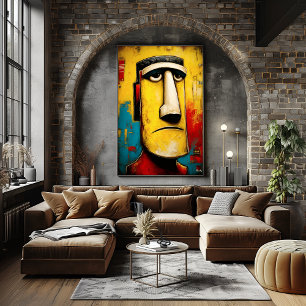 Poster Testemunha de Pedra — Expressionismo Abstrato Cont
