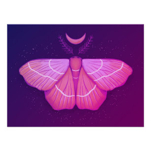 Pôster Testemunha Lua Roxo-Roxo-Alcoia