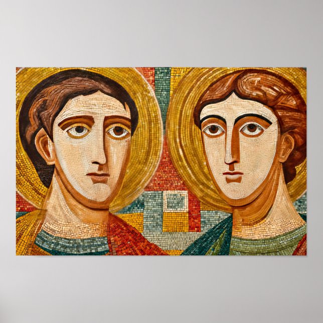 Poster Testemunhas de cura de Cosmas e Damian (Frente)