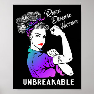 Poster Testemunho de T-Shirt Raros Guerreiros