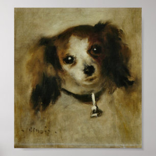 Pôster Tête de chien - Pierre Auguste Renoir